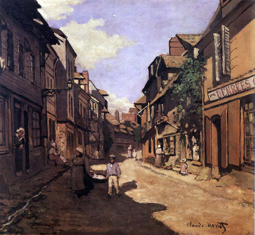 Village Street in Normandy 